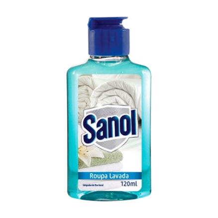 Limpador Superfícies Sanol Roupa Lavada 120ml