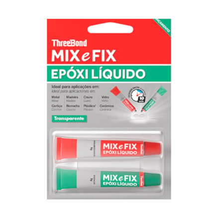 Líquido Endurecedor Threebond Mix E Fix 8g + Resina 16g