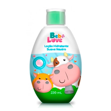 Loção Hidratante Bebê Love Suave Neutro Hipoalergênico 220ml