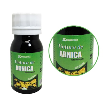 Loção Massagem Relaxante Tintura De Arnica 30ml Biomátika