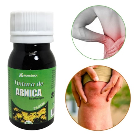 Loção Massagem Relaxante Tintura De Arnica 30ml Biomátika