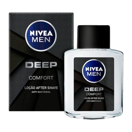 Loção Pós Barbear Nivea Men Deep Comfort Pele Limpa 100ml