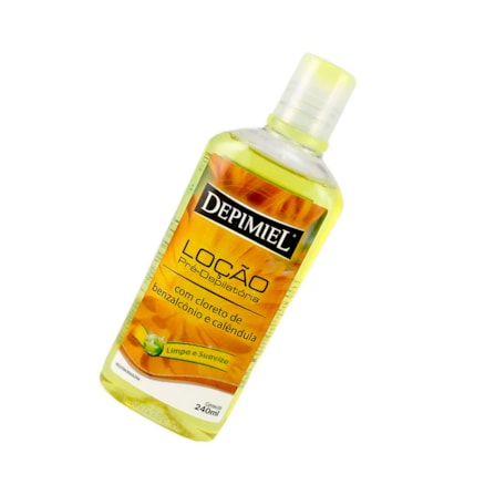 Loção Pré-depilatória Depimiel Benzalcônio Calêndula 240ml