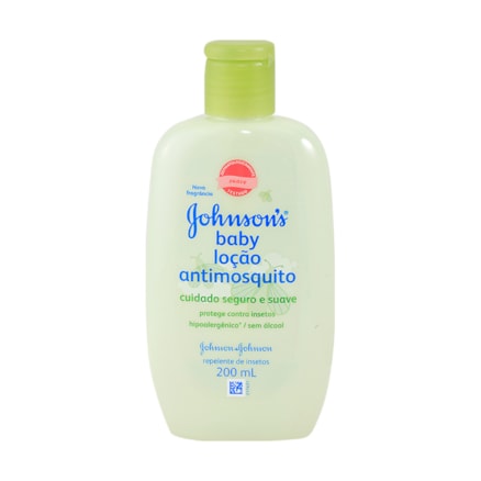 Loção Repelente Johnson Antimosquito Pele Sensível 200ml