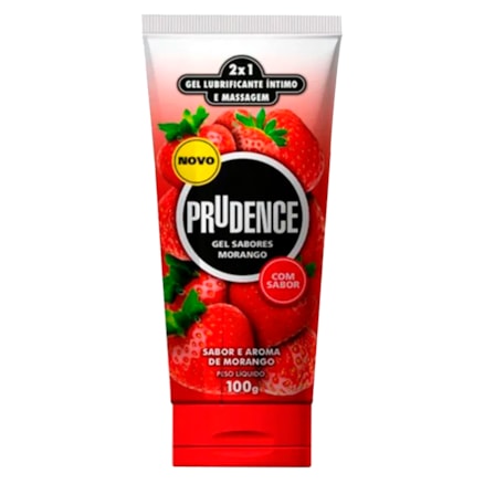 Lubrificante Prudence Gel Morango 100g