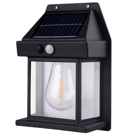 Luminaria Solar Led Recarregável Jardim Escada 3 fachos Sensor Resistente a água