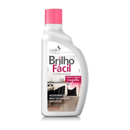 Lustra Móveis Brilho Fácil Magnolia 200ml