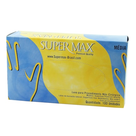 Luva Latex Super Max Grande 100 Und