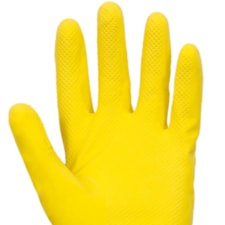 Luva Latex Volk Multiuso Tamanho G Amarela 2 Und