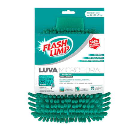 Luva Microfibra Multiuso Flashlimp