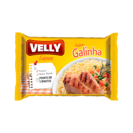 Macarrão Instantâneo Velly Galinha 85g