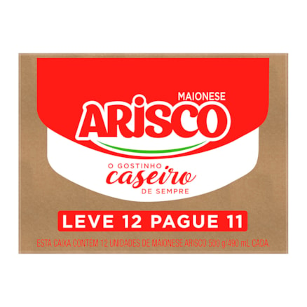 Maionese Arisco Leve 12 Pague 11 500g