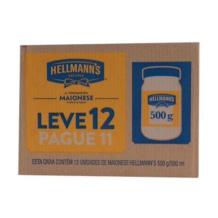 Maionese Hellmann's Leve 12 Pague 11 500g