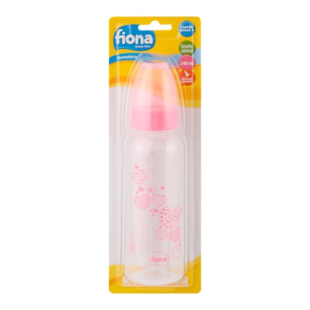 Mamadeira Fiona Classic Rosa 802430 240ml