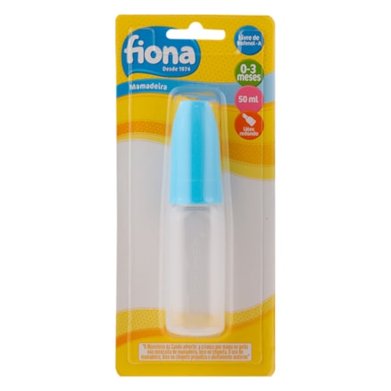 Mamadeira Fiona Mini Latex Azul 821620 50ml