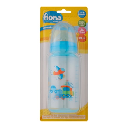 Mamadeira Fiona Orto Azul 804721 300ml