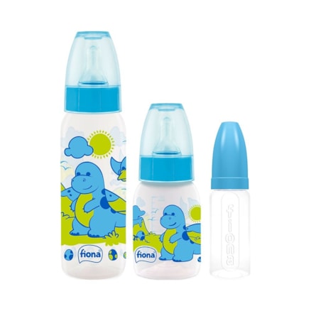 Mamadeira Fiona Silicone Azul 802621 3 Und