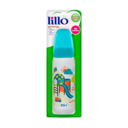 Mamadeira Lillo Divertida Azul 614321 240ml