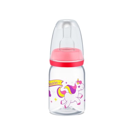 Mamadeira Lillo Magia Unicórnio Bico Ortodôntico Rosa 120ml