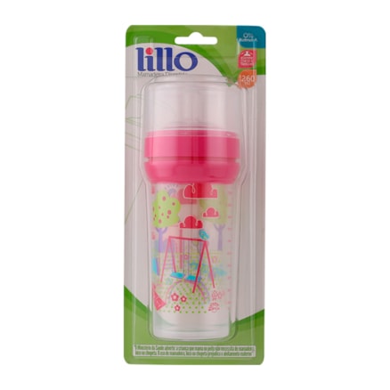 Mamadeira Lillo Super Divertida Rosa 614431 260ml