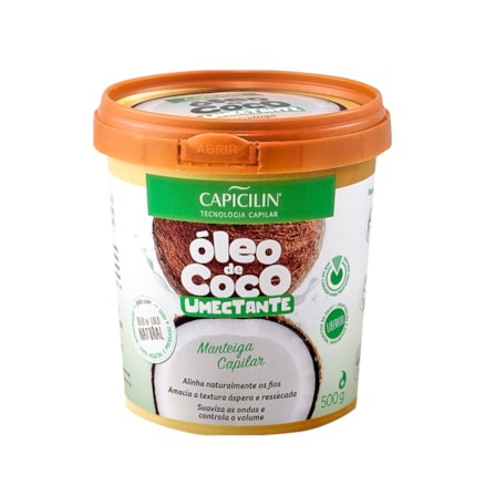 Manteiga Capilar Capicilin Óleo De Coco 500g