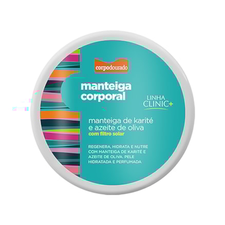 Manteiga Corporal Corpo Dourado 300g