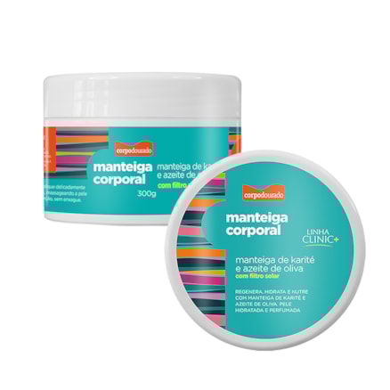 Manteiga Corporal Corpo Dourado 300g