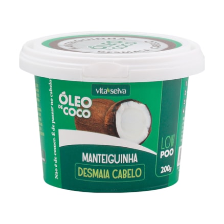 Manteiguinha Desmaia Cabelo Vita Seiva Óleo De Coco 250g