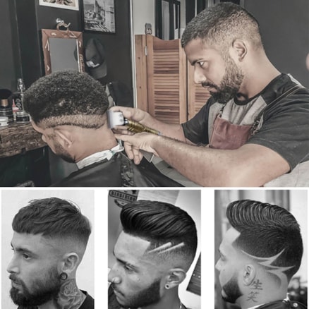 Maquina Acabamento Dragão de Corte Cabelo e Barba Maquininha Profissional