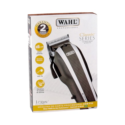 Máquina Corte Wahl Icon Classic Series Com Fio 220v