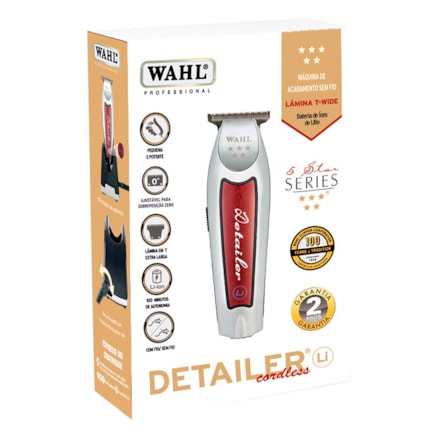 Máquina De Acabamento Wahl Detailer Cordless