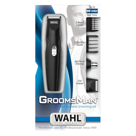 Máquina De Corte Wahl Groomsman Recarregável Grooming 220v