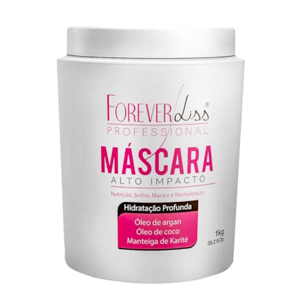 Máscara Alto Impacto Forever Liss Hidratação Profunda 1kg