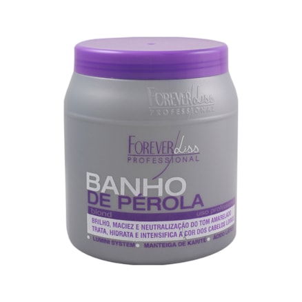 Máscara Banho De Pérola Forever Profissional Liss Blond 1kg