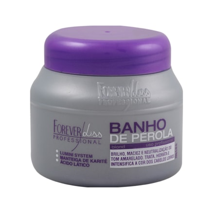 Máscara Banho De Pérola Forever Profissional Liss Blond 250g