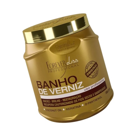 Máscara Banho De Verniz Forever Liss Uso Profissional 1kg