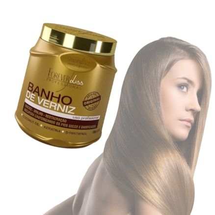 Máscara Banho De Verniz Forever Liss Uso Profissional 1kg