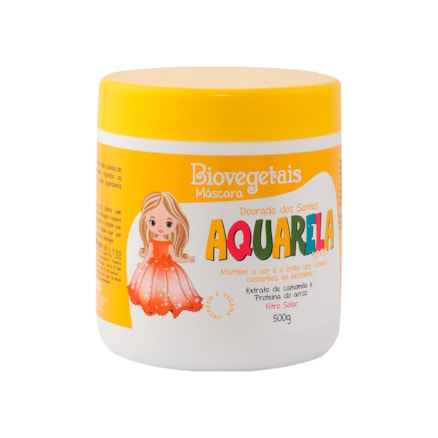 Máscara Biovegetais Dourado Dos Sonhos Aquarela Teen 500g