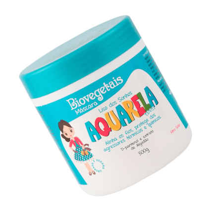 Máscara Biovegetais Liso Dos Sonhos Aquarela Teen 500g