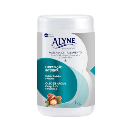 Máscara Capilar Alyne Hidratação Intensiva Óleo De Argan 1kg