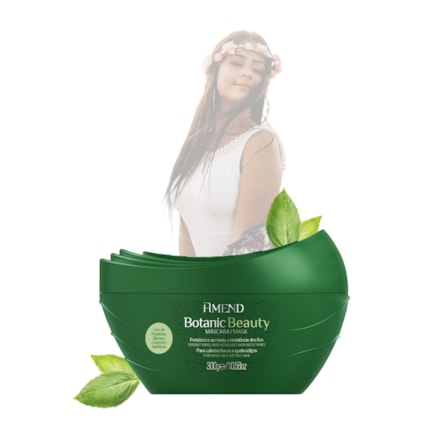 Máscara Capilar Amend Botanic Beauty Alecrim Gengibre 300g