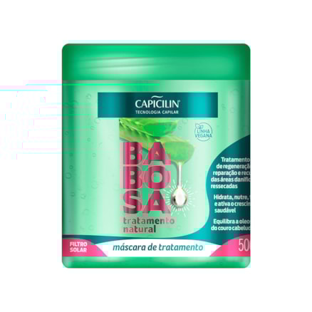 Máscara Capilar Capicilin Babosa 500g