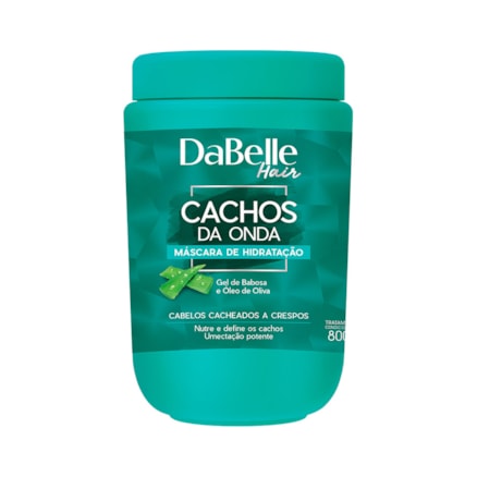 Máscara Capilar Dabelle Hair Cachos Da Onda 800g