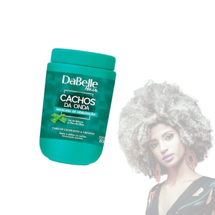 Máscara Capilar Dabelle Hair Cachos Da Onda 800g