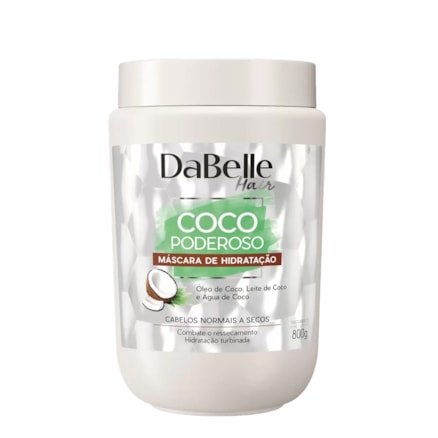 Máscara Capilar Dabelle Hair Coco Poderoso 800g