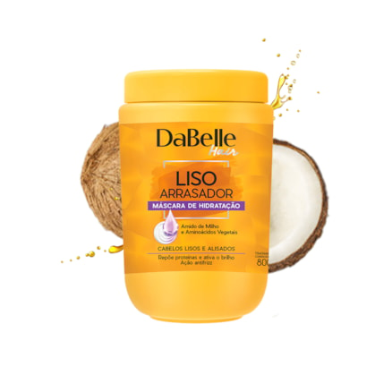 Máscara Capilar Dabelle Hair Liso Arrasador 800g