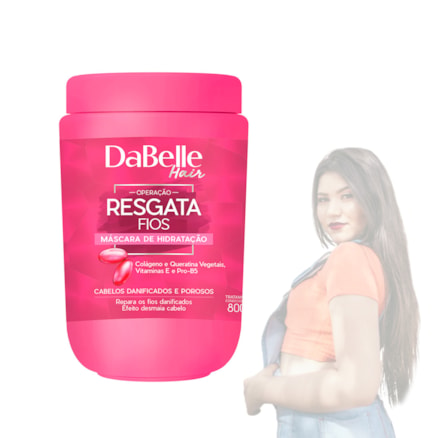 Máscara Capilar Dabelle Hair Resgata Fios 800g