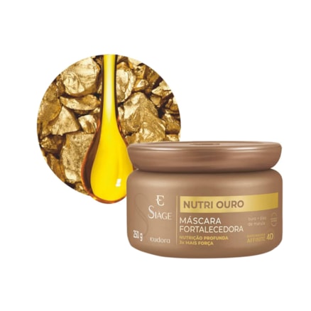 Máscara Capilar Eudora Nutri Ouro 250g