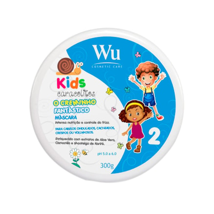 Máscara Capilar Infantil Kids Caracolitos Wu 300g