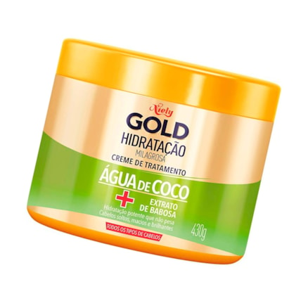 Máscara Capilar Niely Gold Água De Coco 430g